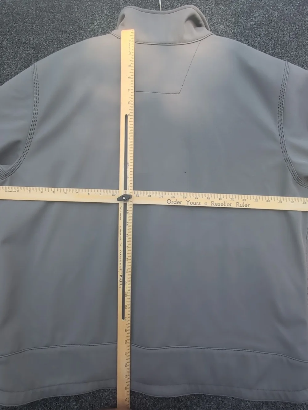Carhartt Crowley Jacket XXL Gray Softshell Fleece Lined Water Resistant Work